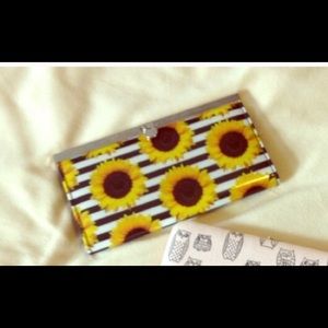 Sunflower wallet/clutch